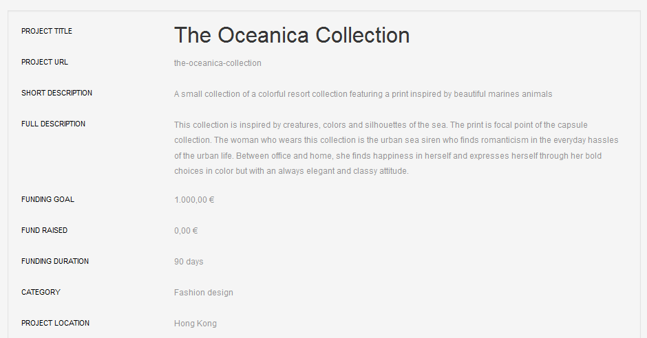 The Oceanica Collection (profile)